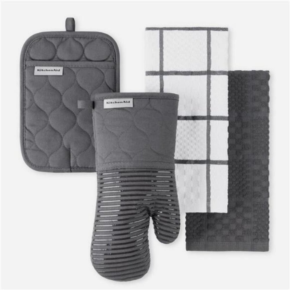 Quilted Cotton Terry Cloth Oven Mitt Pot Holder, Kitchen Towel
